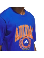 Pánské tričko adidas Varsity Crest modré JN2515 pánské