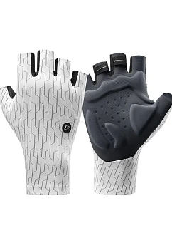 Rockbros silniční cyklistické rukavice velikost: M - bílo-černé