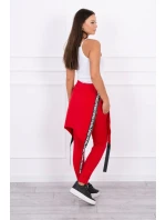 Kalhoty/oblek s nápisem selfie red Kalhoty/oblek s nápisem selfie red