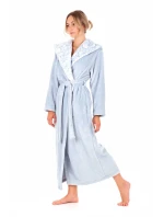 Dámský župan Flora s kapucí 3956 jednobarevný ledově modrá - Vestis Dámský župan Flora s kapucí 3956 jednobarevný ledově modrá - Vestis