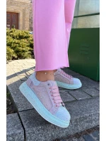 Zdobené sneakersy na platformě GOE RR2N4009 Multikolor Zdobené sneakersy na platformě GOE RR2N4009 Multikolor