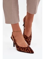Dámské lodičky na jehlovém podpatku – leopardí vzor Phelia Dámské lodičky na jehlovém podpatku – leopardí vzor Phelia