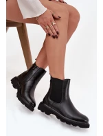 Dámské kotníkové boty s teplou podšívkou na zip Černé Rivelia Dámské kotníkové boty s teplou podšívkou na zip Černé Rivelia