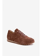 Barefoot tenisky z přírodního semiše Zazoo N1422 hnědé Barefoot tenisky z přírodního semiše Zazoo N1422 hnědé