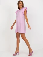 LK SK 506795 šaty.71 světle fialová