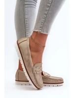 Dámské mokasíny z eko kůže Golden Nestalia