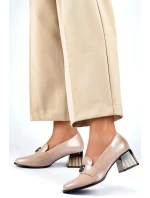 Lodičky na sloupku GD-FL479 béžové - PRIMO Lodičky na sloupku GD-FL479 béžové - PRIMO