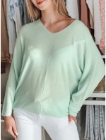 Dámský oversize svetr NORVAN mint FashionStreet MY2454