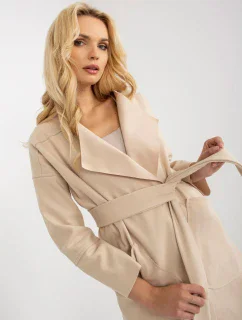 Dámský kabát TW PL BE M125 světle béžový