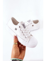 Children's Leather Sneakers BIG STAR FF374300 White