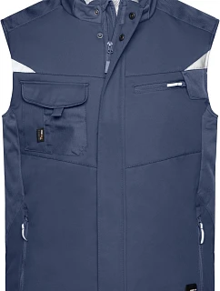 Daiber JN 825 Pracovní zimní softshellová vesta - Strong 02.0825 navy/navy