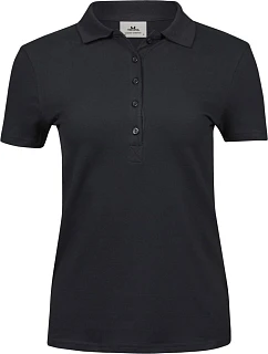 Tee Jays TJ 145 Dámské luxusní těžké strečové piqué polo 18.0145 black