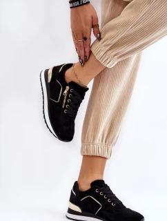 Semišové Sportovní Boty Na Platformy Černá Riverside