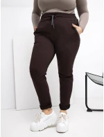 Tepláky RV DR 4765.52 tmavě hnědé