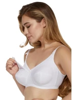 Dámská kojící podprsenka Mama Basic Milky Bílá - Mitex