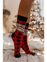 DÁMSKÉ VÁNOČNÍ PONOŽKY S KOSTKOU A SOBEM 1283.001 DÁMSKÉ VÁNOČNÍ PONOŽKY S KOSTKOU A SOBEM 1283.001
