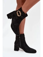 Boty na podpatku  model 222523 Step in style