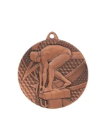 Bronzová medaile - plavání - ocelová medaile