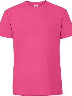 Fruit of the Loom Iconic 195 T Pánské těžké tričko 16.1422 fuchsia