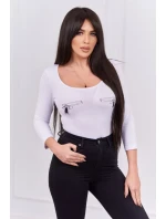 Body s potiskem pistole bílé