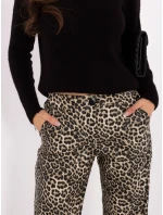 Kalhoty LK SP 509804.32 černo-béžové