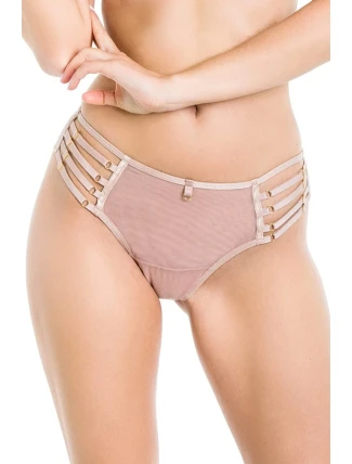Dámské kalhotky brazilky NAKED 19064 Béžové Dámské kalhotky brazilky NAKED 19064 Béžové