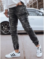 Pánské bojové kalhoty šedé FashionStreet UX4239