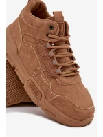 Pánské tenisky Big Star SS174281 HI-POLY SYSTEM Světle hnědé