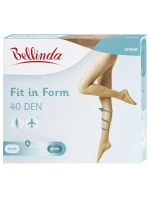 Punčochové kalhoty pro unavené nohy FIT IN FORM 40 DEN - BELLINDA - amber