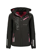 Geographical Norway Reine softshellová bunda W WU8182F/GNO-BLACK-PINK