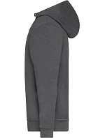 Daiber JN 839 Prac. mikina z bio bavlny, kapuce, "1/4" zip 02.0839 dark melange Daiber JN 839 Prac. mikina z bio bavlny, kapuce, "1/4" zip 02.0839 dark melange