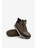 Dámské vysoké trekingové boty Big Star KK274609 Velbloud Dámské vysoké trekingové boty Big Star KK274609 Velbloud