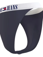 Dámské kalhotky Jeans UW0UW04087 C87 modré - Tommy Hilfiger