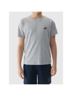 Hladké bavlněné tričko pro chlapce 4F Junior