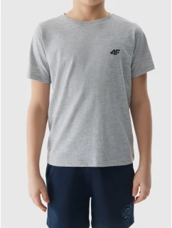 Hladké bavlněné tričko pro chlapce 4F Junior