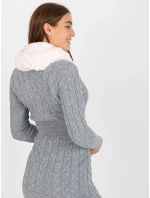 Tunelová šála AT KM S 8253.18 světle růžová