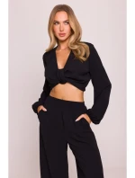 M862 Široké kalhoty - černé