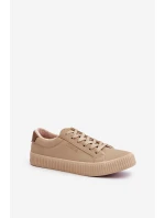 Zateplené Dámské Tenisky Big Star OO274A461 Béžové