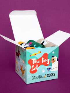 Banánové ponožky Sada ponožek The Dog Set