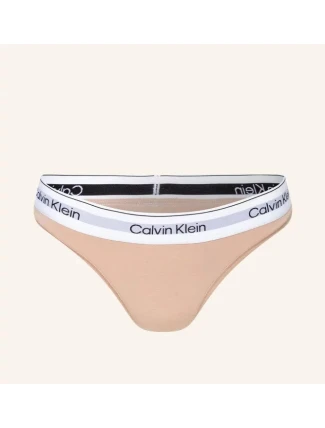 Dámské tanga QF7050E 7NS béžová - Calvin Klein Dámské tanga QF7050E 7NS béžová - Calvin Klein