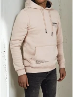 Pánská světle béžová mikina FashionStreet BX5682