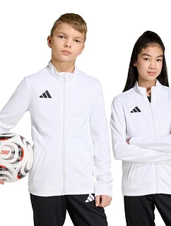 Dětská mikina adidas Entrada 26 Track bílá JZ6605
