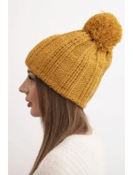 Čepice s fleecem Idalia K284 hořčicová