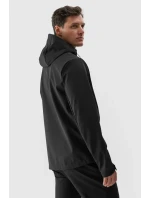 Pánská softshellová bunda s kapucí 4F Černá 4FWAW24TSOFM283-20S
