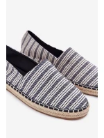 Pánské espadrilky s pletením tmavě modré Daniell Pánské espadrilky s pletením tmavě modré Daniell