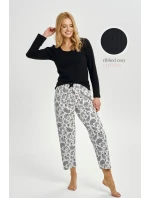 3454 DÁMSKÉ DLOUHÉ PYŽAMO AIDA M-XL