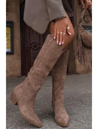 Kozačky na podpatku  model 223004 Step in style