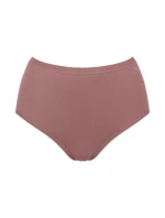 Dámské kalhotky GO Daily Cotton Highwaist 3P - BROWN - sv. hnědé 1141 - SLOGGI