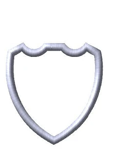 rámeček k výšivce monogramu Erb 1