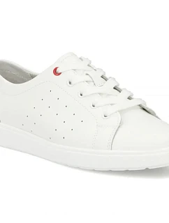 Dámské bílé kožené polobotky Filippo DP7556 dámské